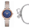 Buy Michael Kors Womens Quartz Stainless Steel Blue Mother Of Pearl Dial 33mm Watch - Mk3651 in Pakistan