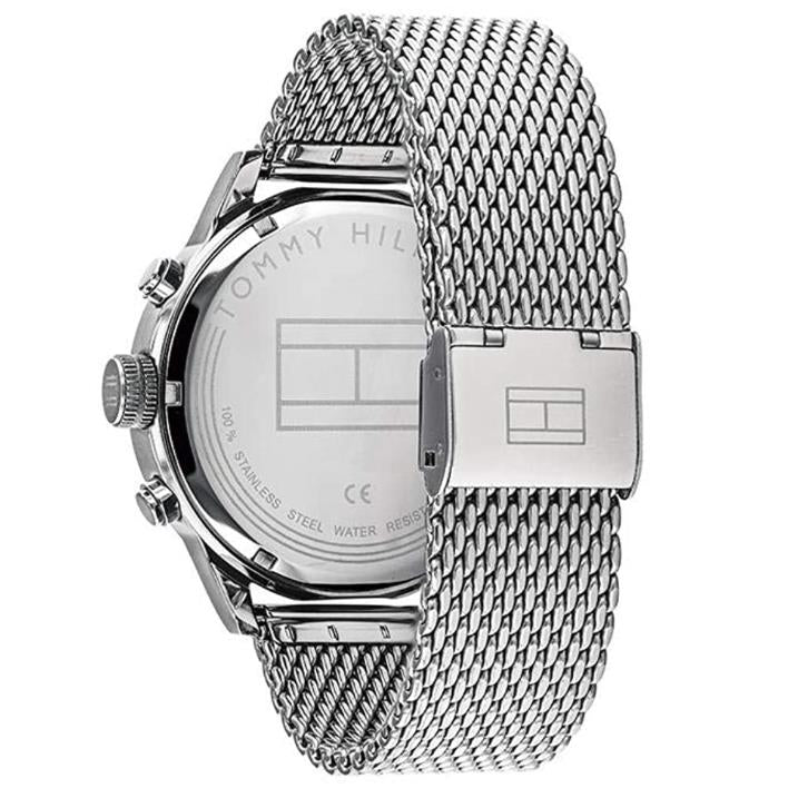 Buy Tommy Hilfiger Mens Quartz Stainless Steel Blue Dial 44mm Watch - 1791596 in Pakistan