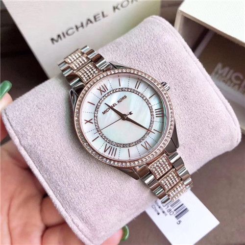 Buy Michael Kors Ladies Lauryn Two-Tone Mother of Pearl Watch - Mk4366 in Pakistan