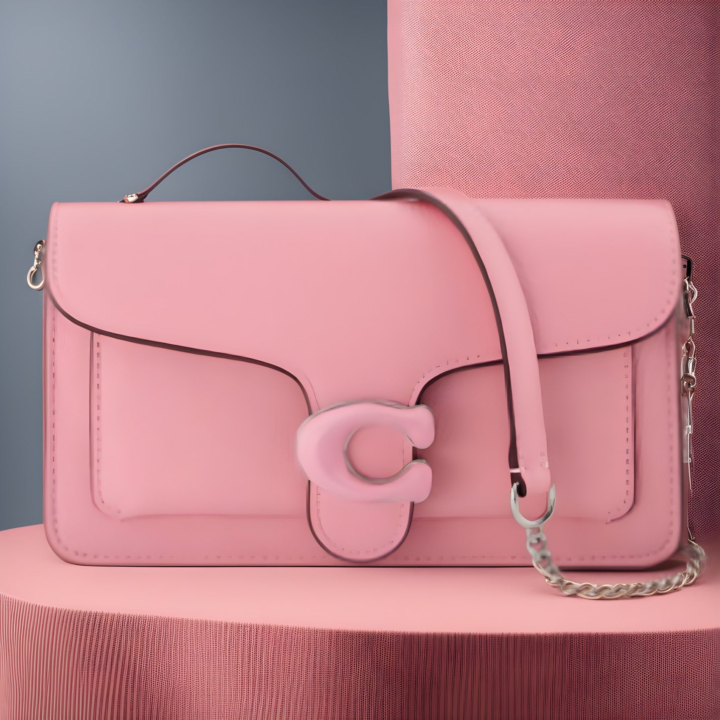 Buy Coach Tabby Light Polished Pebble Leather Mini Wristlet Crossbody Bag in Pakistan
