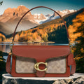Buy Coach Tabby Light Polished Pebble Leather Mini Wristlet Crossbody Bag in Pakistan