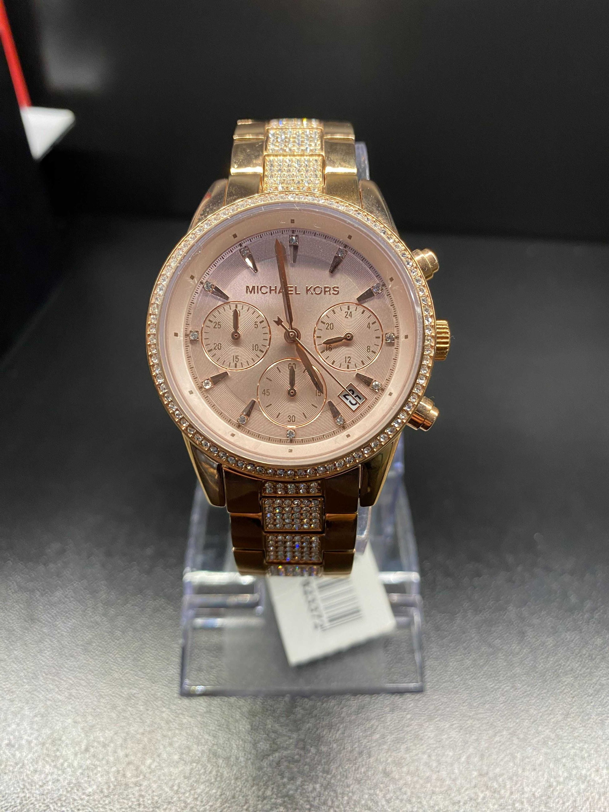 Buy Michael Kors Ritz Chronograph Rose Gold-tone Stainless Steel Watch for Women - Mk6485 in Pakistan