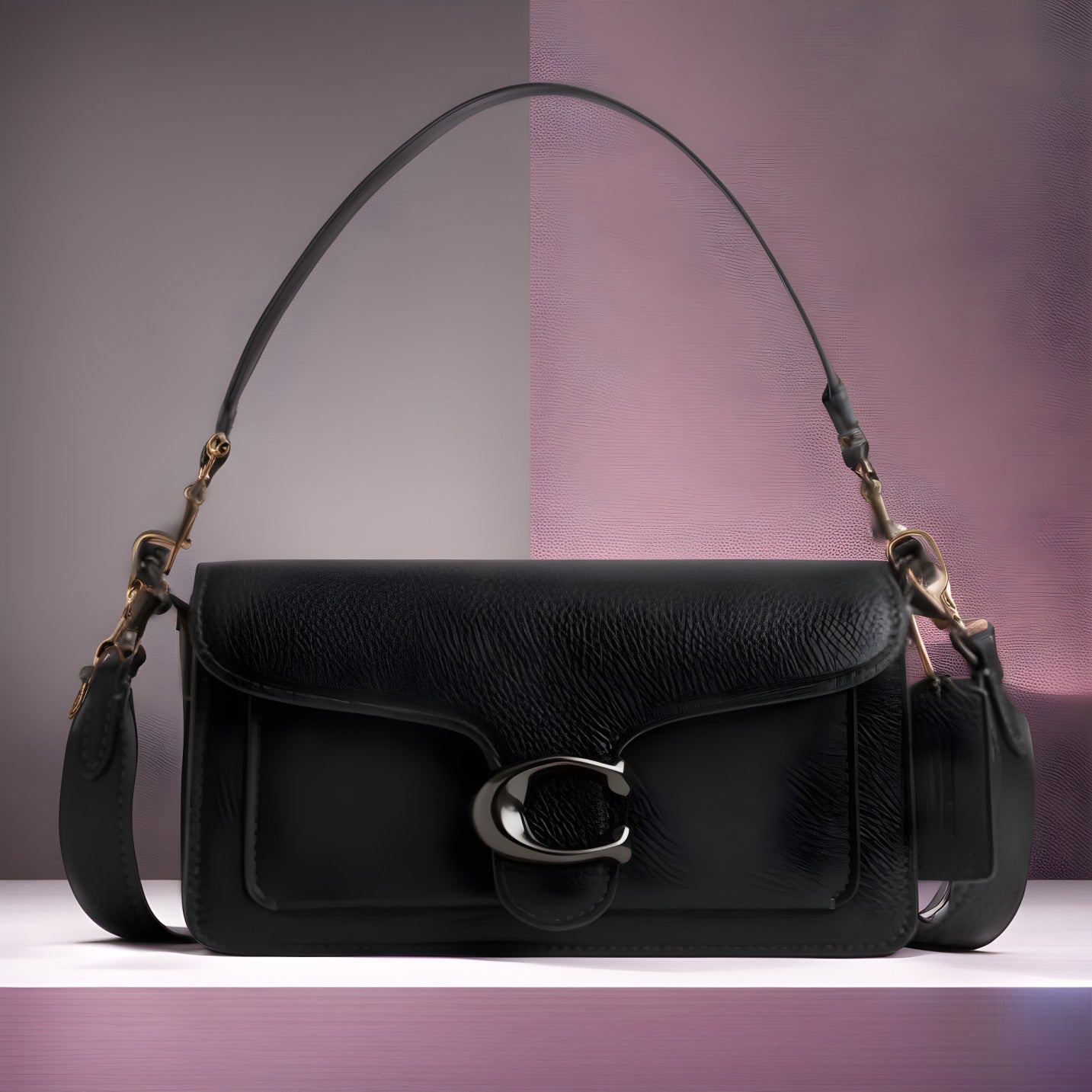 Buy Coach Tabby Light Polished Pebble Leather Mini Wristlet Crossbody Bag in Pakistan