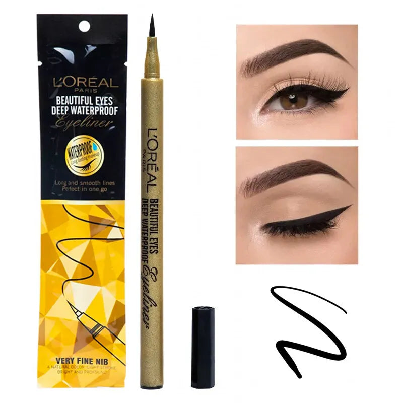 Buy L'OREAL BEAUTIFUL EYES - Deep Waterproof Eyeliner in Pakistan