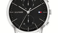 Buy Tommy Hilfiger Easton Black Dial Silver Mesh Bracelet Watch for Men - 1710433 in Pakistan