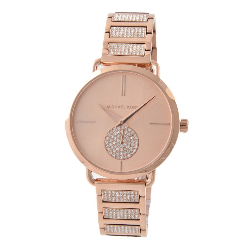 Buy Michael Kors Portia Crystal Rose Gold Dial Stainless Steel Strap Ladies Watch - Mk3853 in Pakistan
