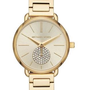 Buy Michael Kors Womens Analog Quartz Stainless Steel Gold Dial 28mm Watch - Mk3838 in Pakistan