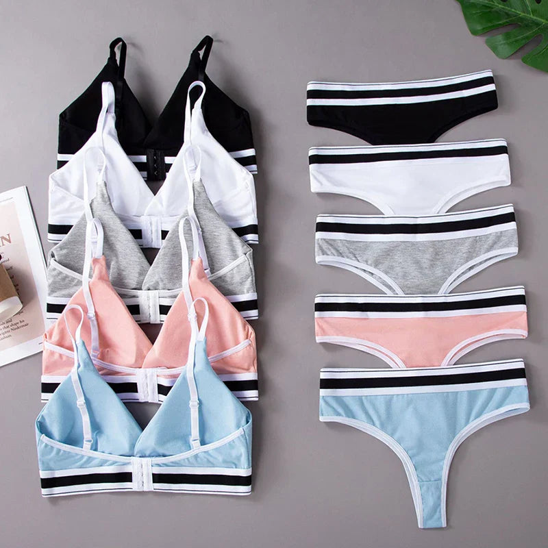 Buy Florea - Seamless Sports Bra and Thong Set Free Size - White in Pakistan