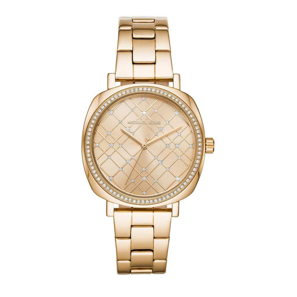 Buy Michael Kors Nia Quartz Gold-tone Crystal Dial Gold Steel Strap Ladies Watch - Mk3989 in Pakistan