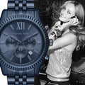 Buy Michael Kors Lexington Blue Dial Blue Steel Strap Watch for Women - MK8480 in Pakistan