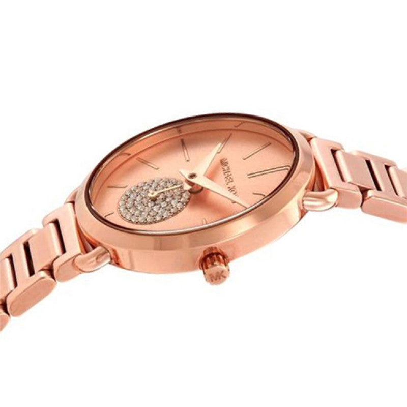 Buy Michael Kors Portia Crystal Rose Gold Dial Stainless Steel Strap Ladies Watch - Mk3853 in Pakistan