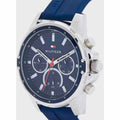 Buy Tommy Hilfiger Mens Quartz Silicone Strap Blue Dial 45mm Watch - 1791791 in Pakistan