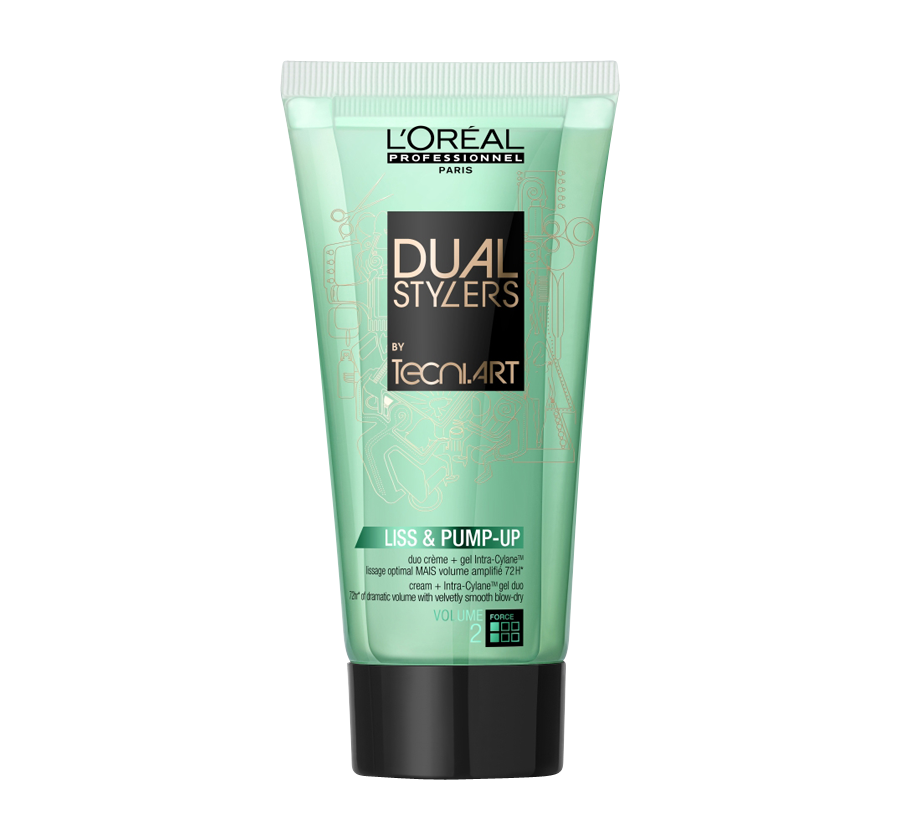Buy L'Oreal Paris Professionnel Tecni Art Dual Stylers Liss & Pump Up Cream Gel - 150ml in Pakistan