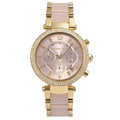 Buy Michael Kors Parker Chronograph Pink Dial Two Tone Strap Watch for Women - Mk6326 in Pakistan