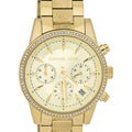 Buy Michael Kors Women's Ritz Chronograph Gold-tone Stainless Steel Watch - Mk6597 in Pakistan