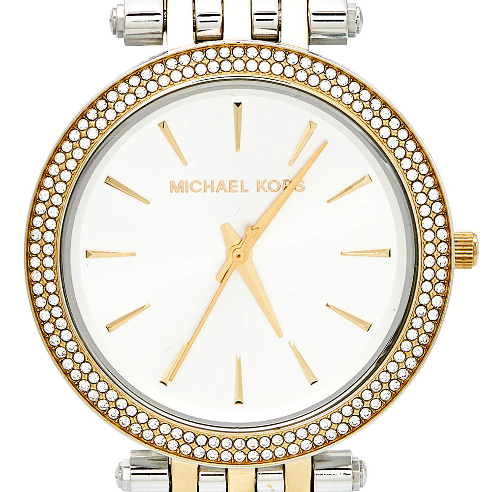 Buy Michael Kors Womens Quartz Stainless Steel Gold Two-tone Bracelet 39mm Watch - Mk3215 in Pakistan