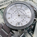 Buy Michael Kors Ladies Parker Silver Dial Silver Stainless Steel Strap Watch MK6354 in Pakistan