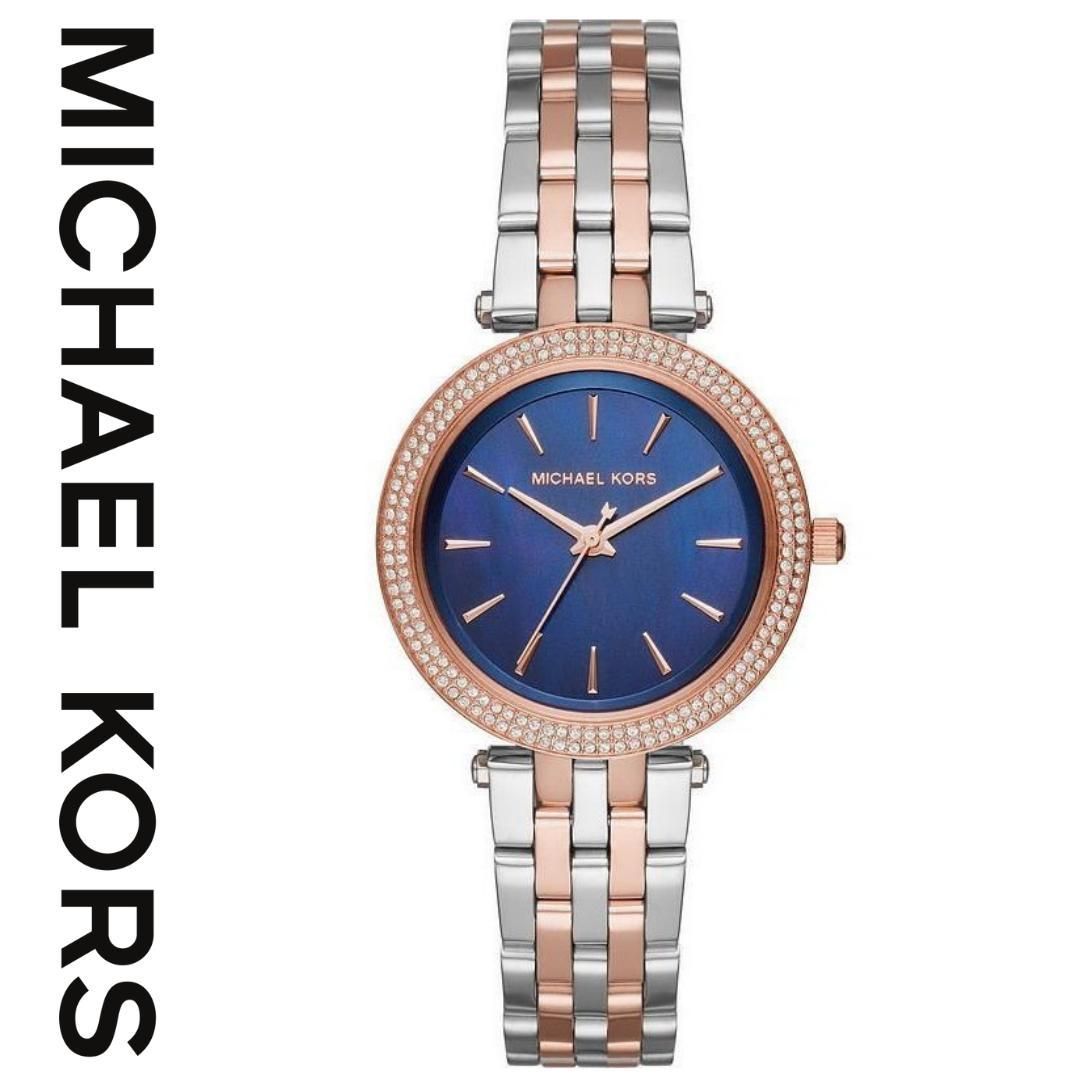 Buy Michael Kors Womens Quartz Stainless Steel Blue Mother Of Pearl Dial 33mm Watch - Mk3651 in Pakistan