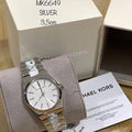 Buy Michael Kors Channing Quartz White Dial Ladies Silver Strap Watch - Mk6649 in Pakistan