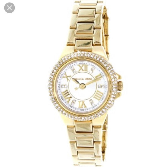 Buy Michael Kors Camille White Dial Crystal-set Gold-tone Ladies Watch - Mk3252 in Pakistan