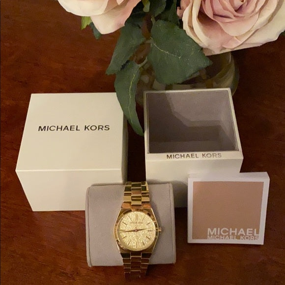 Buy Michael Kors Channing Gold Tone Strap Gold Dial Women's Watch - Mk6623 in Pakistan