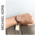 Buy Michael Kors Ladies Janelle Rose Gold Dial Rose Gold Stainless Steel Strap Watch -  Mk7091 in Pakistan