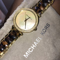 Buy Michael Kors Parker Mother Of Pearl Dial Two Tone Stainless Steel Strap Women's Watch - Mk6518 in Pakistan