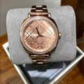 Buy Michael Kors Nia Quartz Rose Gold Crystal Dial Rose Gold Steel Strap Ladies Watch - Mk3990 in Pakistan