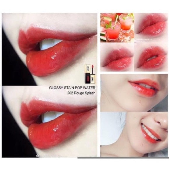 Buy Yves Saint Laurent Glossy Stain - 202 Rouge Splash [Tester] in Pakistan