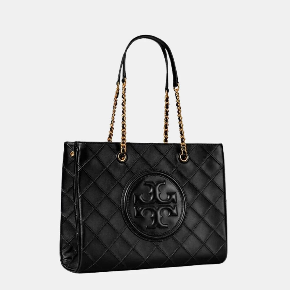 Buy Tory Burch Fleming Soft Chain Tote (Black) in Pakistan