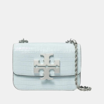 Buy Tory Burch Small Eleanor Croc-Embossed Bag (Blue) in Pakistan
