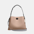 Buy Coach Willow Shoulder Bag In Colorblock (Taupe Multi) in Pakistan