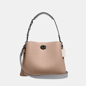 Buy Coach Willow Shoulder Bag In Colorblock (Taupe Multi) in Pakistan