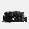 Buy Coach Quilted Tabby 20 Shoulder Bag (Black/Silver) in Pakistan