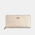 Buy Coach Accordion Zip Wallet in Signature Debossed Patent Leather (White) in Pakistan