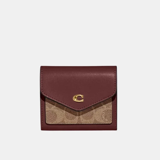 Buy Coach Lunar New Year Wyn Small Wallet in Colorblock Signature Canvas in Pakistan