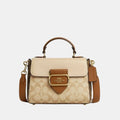 Buy Coach Morgan Top Handle Satchel Bag In Blocked Signature Canvas in Pakistan
