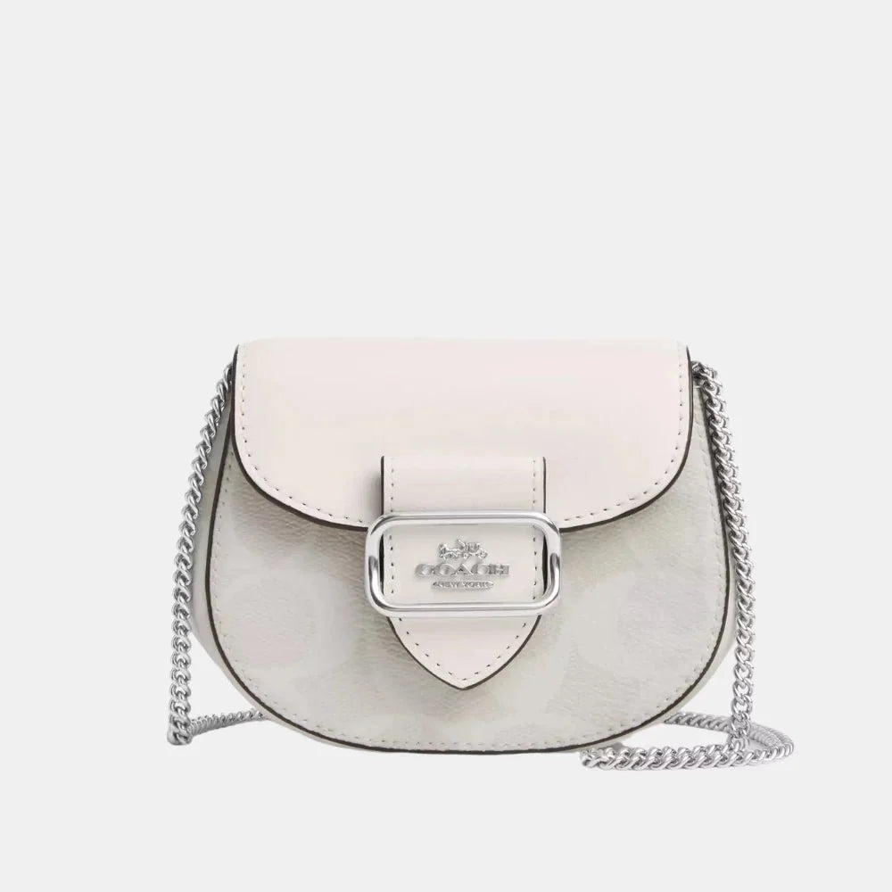 Buy Coach Morgan Card Case On A Chain (White) in Pakistan