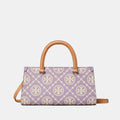 Buy Tory Burch T Monogram Embossed Small Rectangular Tote (Lilac) in Pakistan