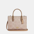 Buy Coach Maggie Small Tote Bag In Blocked Signature Canvas in Pakistan
