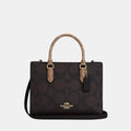 Buy Coach Maggie Small Tote Bag In Blocked Signature Canvas in Pakistan