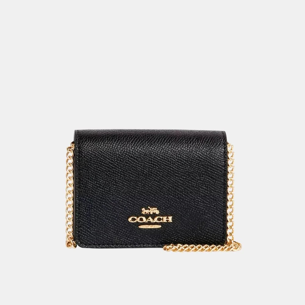 Buy Coach Mini Wallet On A Chain (Black) in Pakistan