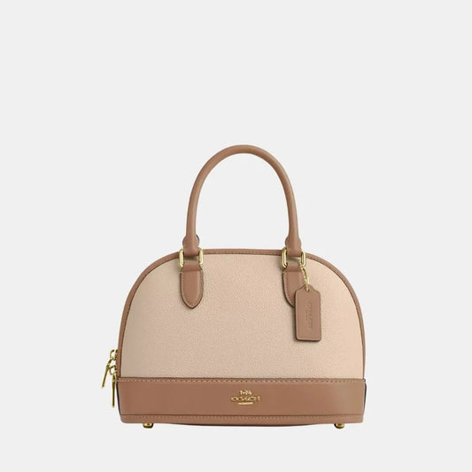 Buy Coach Sabrina Satchel Bag In Colorblock (Ivory/Taupe) in Pakistan