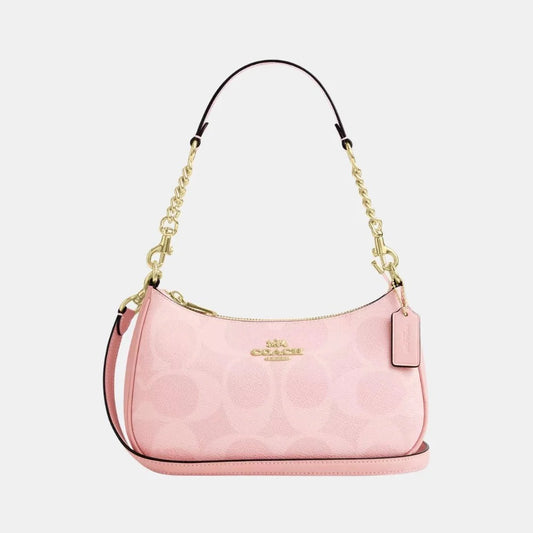 Buy Coach Teri Shoulder Bag In Signature Canvas (Powder Pink) in Pakistan