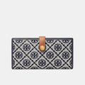 Buy Tory Burch T Monogram Zip Slim Wallet (Navy) in Pakistan