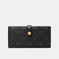 Buy Tory Burch T Monogram Zip Slim Wallet (Black) in Pakistan