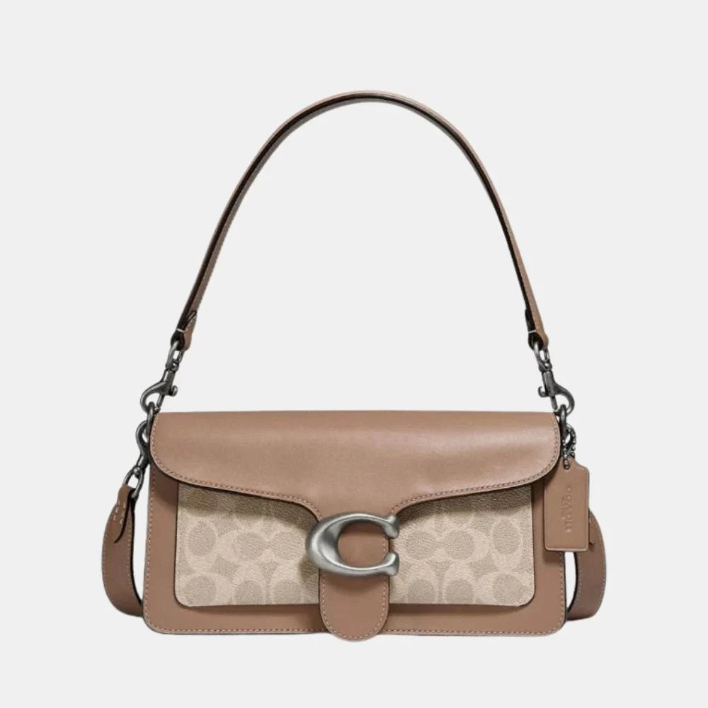 Buy Coach Tabby 26 Shoulder Bag In Signature Canvas (Sand/Taupe) in Pakistan