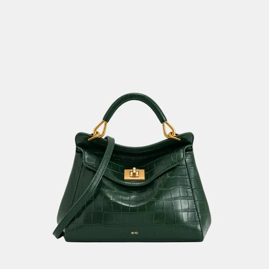 Buy JW Pei Lucia Classic Top Handbag (Green Croc) in Pakistan