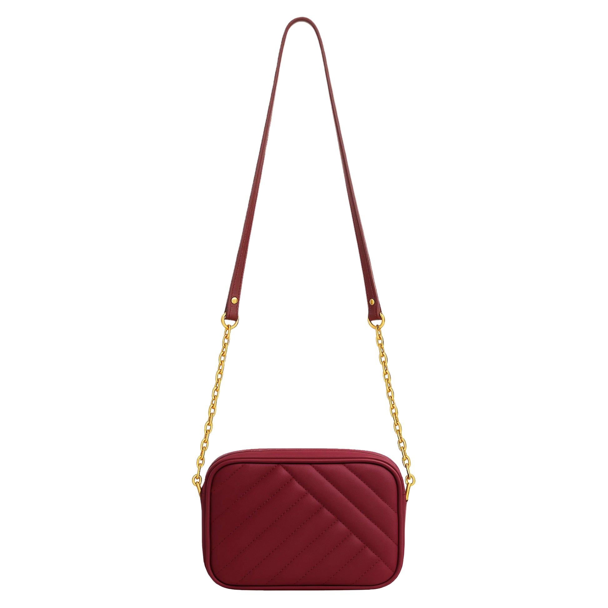Buy Recta Crossbody Bag - Maroon in Pakistan
