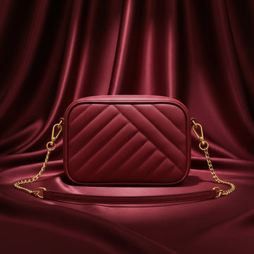 Buy Recta Crossbody Bag - Maroon in Pakistan